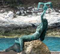 Cruise 333 Mermaid sculpture Coco Cay